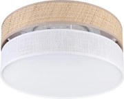 Plafoniera LED SIRJA BOHO LED/20W/230V Ø 35 cm beige/bianco