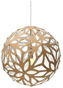 David Trubridge - Floral Lampada a Sospensione Ø40 Bianco 1 Lato David Trubridge