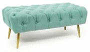 Panca DKD Home Decor Verde Dorato Metallo 103 x 46 x 42 cm