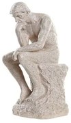 Statua Decorativa DKD Home Decor The Thinker Beige Uomo 12 x 11 x 25 cm