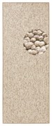 Passatoia beige scuro 80 x 200 cm Wolly - BT Carpet