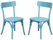 CHELSEA - set 2 sedie in legno di olmo