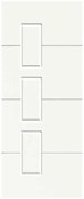 Pannello per porta d'ingresso P190 pellicolato pvc bianco L 92  x H 210.5 cm, Sp 6 mm apertura sinistra