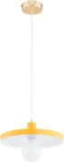 Lampada a sospensione su cavo LITO 1xE27/15W/230V gialla