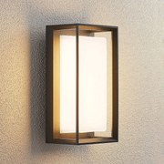 Applique da esterni a LED Ismera Arcchio, Alluminio / Grigio / Zincato, Vetro, Moderno, Applique LED da esterni