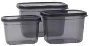 Set di scatole porta pranzo Quid City Rettangolare 3 Pezzi