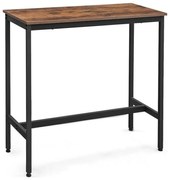 Tavolino da bar BARTIS marrone/nero