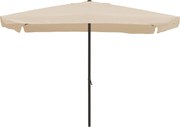 Ombrellone Rettangolare da Giardino 2x3 m Palo Ø48 mm Struttura in Acciaio Esterno Écru...