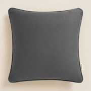 Elegante federa in grigio scuro 40 x 40 cm | Larghezza: 40 cm | Lunghezza: 40 cm