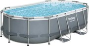 Piscina fuori terra 56620 Bestway Power Steel ovale 427x250x100cm