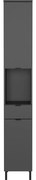 Mobile per bagno color antracite alto e stretto 30x190 cm Arcena – Germania