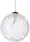 Decorazione luminosa a LED Sfera, Ø 8 cm Wave - Sirius