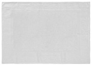 Tappeto scendi doccia 100% cotone in colore bianco 45x65 cm