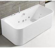 Kamalu - Vasca idromassaggio design elegante bianco lucido | KFF-1700