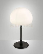 Gaia lampada da tavolo attacco g9 lampadina inclusa colore nera dim...