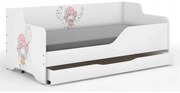 Letto per bambini con una bambina 160x80 cm