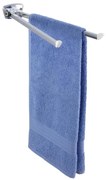 WENKO 17875100 - Porta asciugamani BASIC 42x8 cm acciaio inox/argento