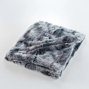 Coperta grigia in pelliccia finta 180x220 cm Antartic – douceur d'intérieur