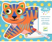 Disegni da colorare magici - Animali con motivi geometrici