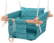2Kids Toys - Altalena tessile per bambini turchese