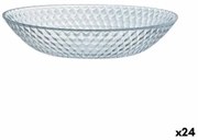 Piatto Fondo Luminarc Pampille Clear Trasparente Vetro (20 cm) (24 Unità)