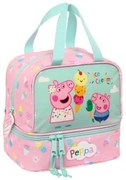 Portamerenda Termico Peppa Pig Ice cream Rosa Menta 20 x 20 x 15 cm