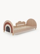 Lettino in legno per bambini con spondine rimovibili Charli, 90 x 200 cm