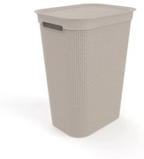 Cesto portabiancheria in plastica beige 50 l Brisen - Rotho