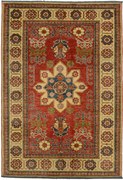 Kazak Tappeto orientale 130x190 Rosso (Pakistan) Annodato A Mano