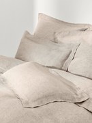 Copripiumino in lino con cucitura in rilievo Linna