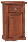 KALEB - mobile portatelefono in legno massello cm 46 x 31 x 76 h