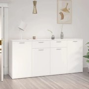 Credenza bianca 160x36x75 cm in truciolato