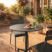 OPERA - tavolo da giardino in acciaio diametro 60