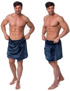 ASCIUGAMANO DA BAGNO KILT PER PISCINA MARINA SAUNA NAVY