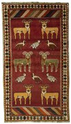 Gabbeh Tappeto persiano 190x110 Rosso (Iran) Annodato A Mano