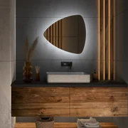 Specchio atipico con luce LED G12