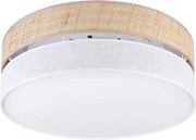 Plafoniera LED SIRJA BOHO LED/36W/230V Ø 45 cm beige/bianco