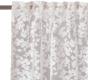 Tenda Gladys rosa, fettuccia e passanti nascosti 140x295 cm