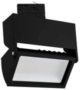 Faro LED 44W per Binario Trifase 100° Nero con driver Philips CRI92 Colore Bianco Naturale 4.000K