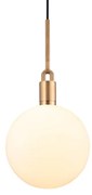 Buster+Punch - Forked Globe Lampada a Sospensione Dim. Large Opal/Brass Buster+Punch