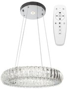 Plafoniera LED in cristallo APP1040-CP + telecomando