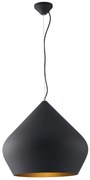 Lampadario Sospensione Led Tholos Moderno Colore Nero 60W Mis 52 x 45 cm