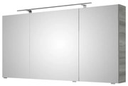Pensile con luce Cassca PELIPAL grigio sangallo laurea  L 140 x H 70 x P 15 cm