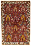 Gabbeh Tappeto persiano 100 x 160 Rosso (Iran) Annodato A Mano