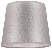 Duolla - Paralume per lampada da tavolo CLASSIC M E27 diametro 24 cm argento