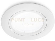 Gfa310- faretto tondo d.7,8cm 1 luce attacco gu10 bianco ip44 da in...