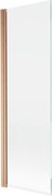 Mexen Mist paravento per doccia a 1 anta 70 x 150 cm, trasparente, rame spazzolato - 8A9-070-001-65-00