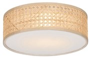 Plafoniera Smart in Rattan 30 cm incl. Wifi A60 - Tromma