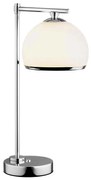 Argon 8121 - Lampada da tavolo MARBELLA 1xE27/15W/230V cromo