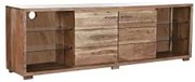 Mobile TV DKD Home Decor Marrone 200 x 40 x 63 cm Cristallo Acacia